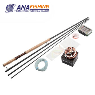 Fly Fishing 4 Set Rod Combo