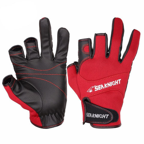 Sport Leather Fishing Gloves