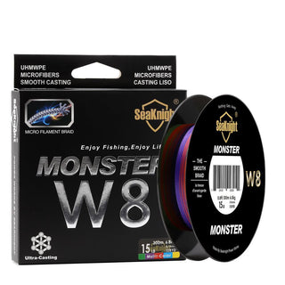 Braided Fishing Line 8 Strand Weaves Wide