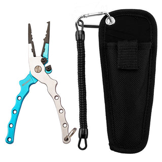 Aluminum Alloy Fishing Pliers+Retention Ropes