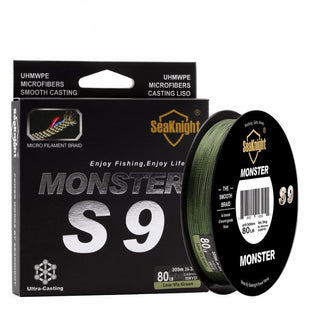 Fishing Line 9 Strand Reverse Spiral Tech