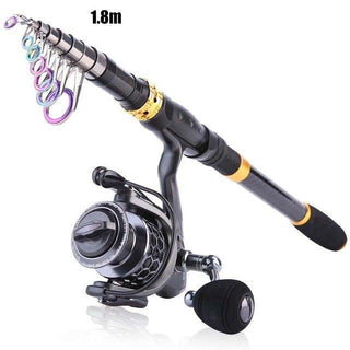 Fishing Rod and Fishing Reel With Free Coil Sets