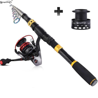 Sets portable Carp Rod Reels Pole Combo pesca